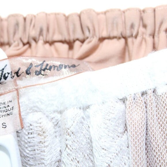 For Love & Lemons Lace Off the Shoulder Mini Dress San Marcos White Small H13721 - Picture 5 of 10